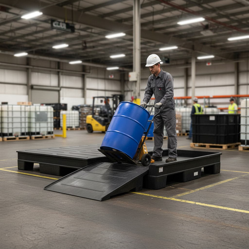 Ramp 1000kg 1740 x 1000 x 370mm for Spill Pallet Access