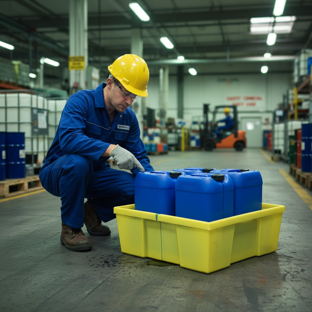 Drip Tray 100 Litre 730mm x 730mm for Safe Drum Storage