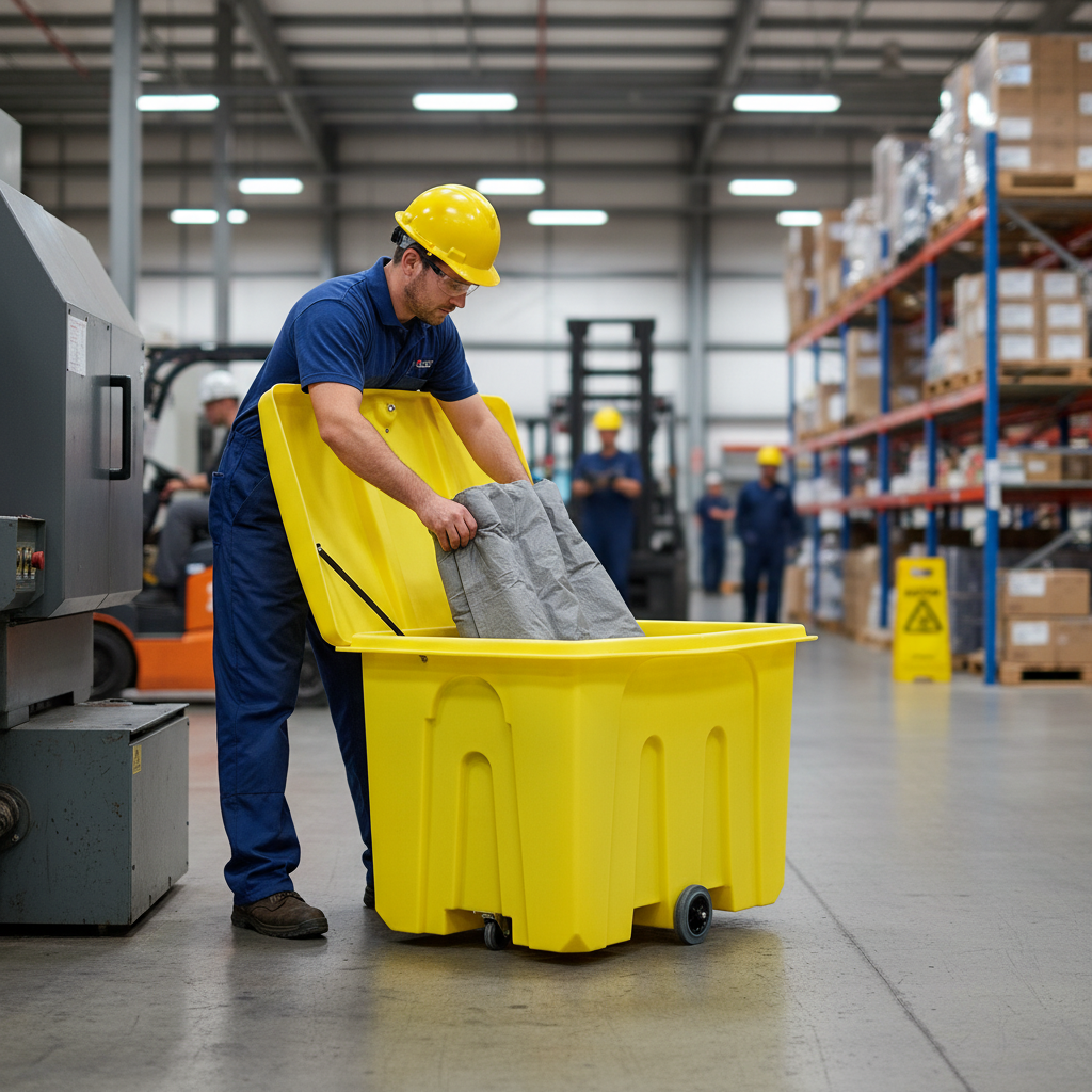 Wheeled Storage Container 1000 Litre 1460 x 1010 x 975mm for Industrial Storage