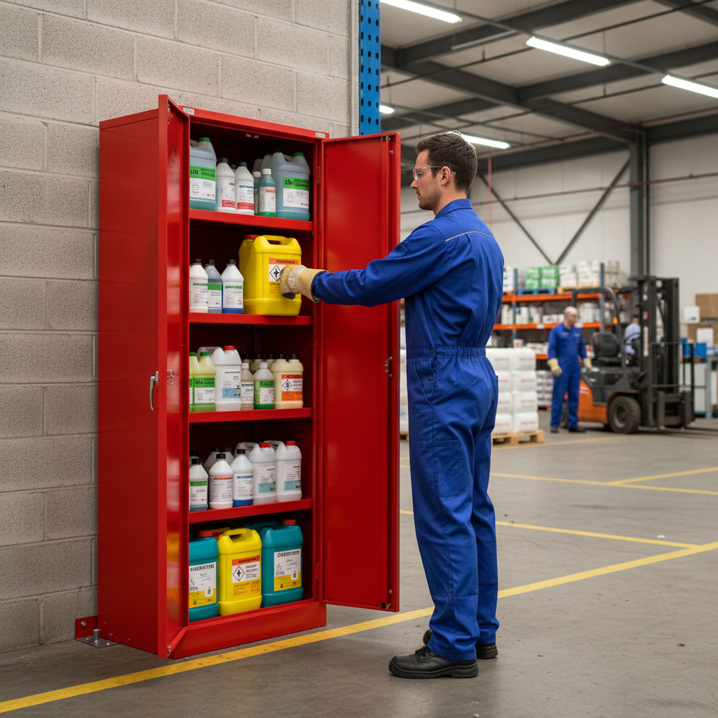 Pesticides & Agrochemical Cabinet 60kg 915mm x 457mm x 1524mm for Chemical Storage