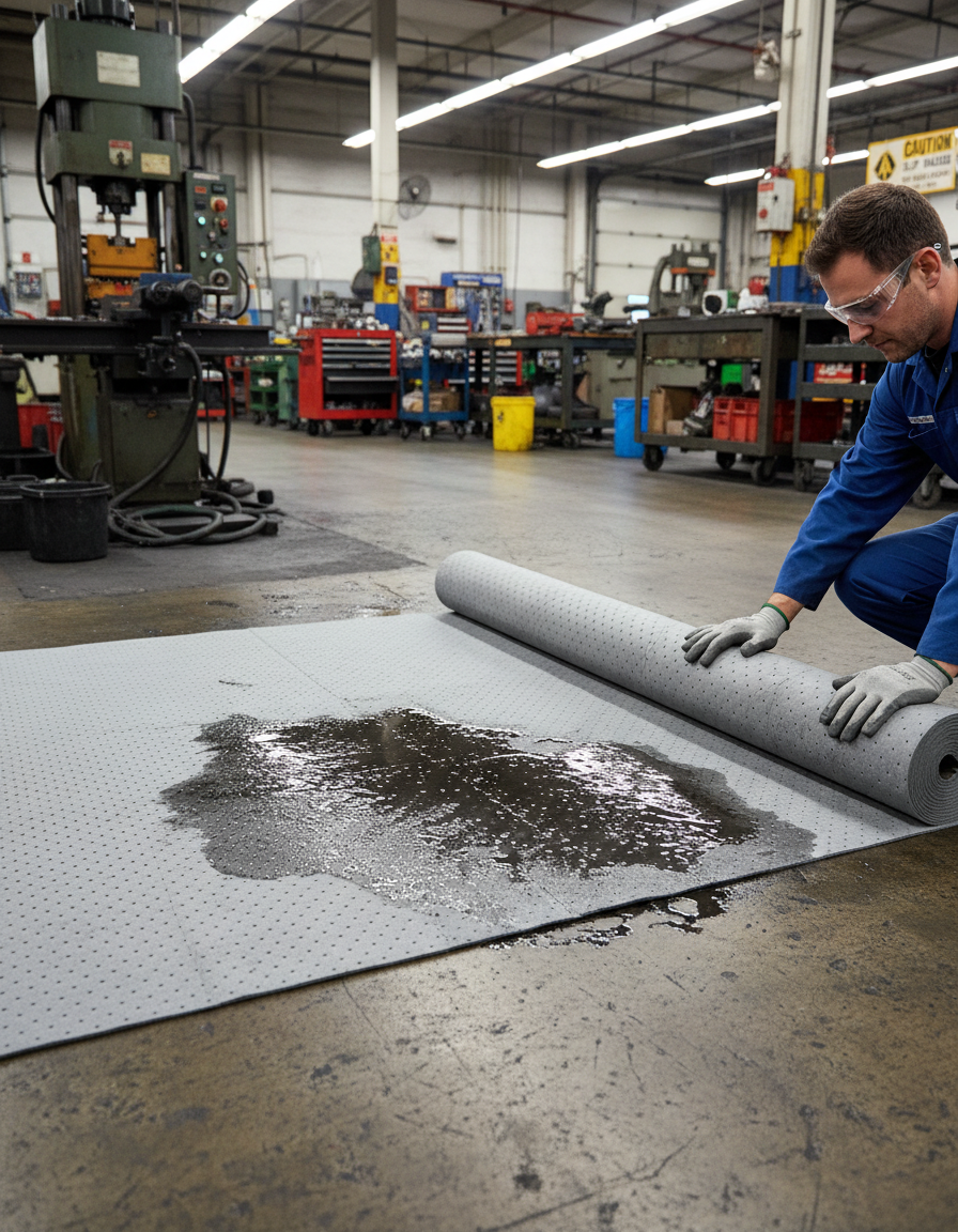 Maintenance Absorbent Roll 80 Litre 50cm x 40m for Proactive Housekeeping