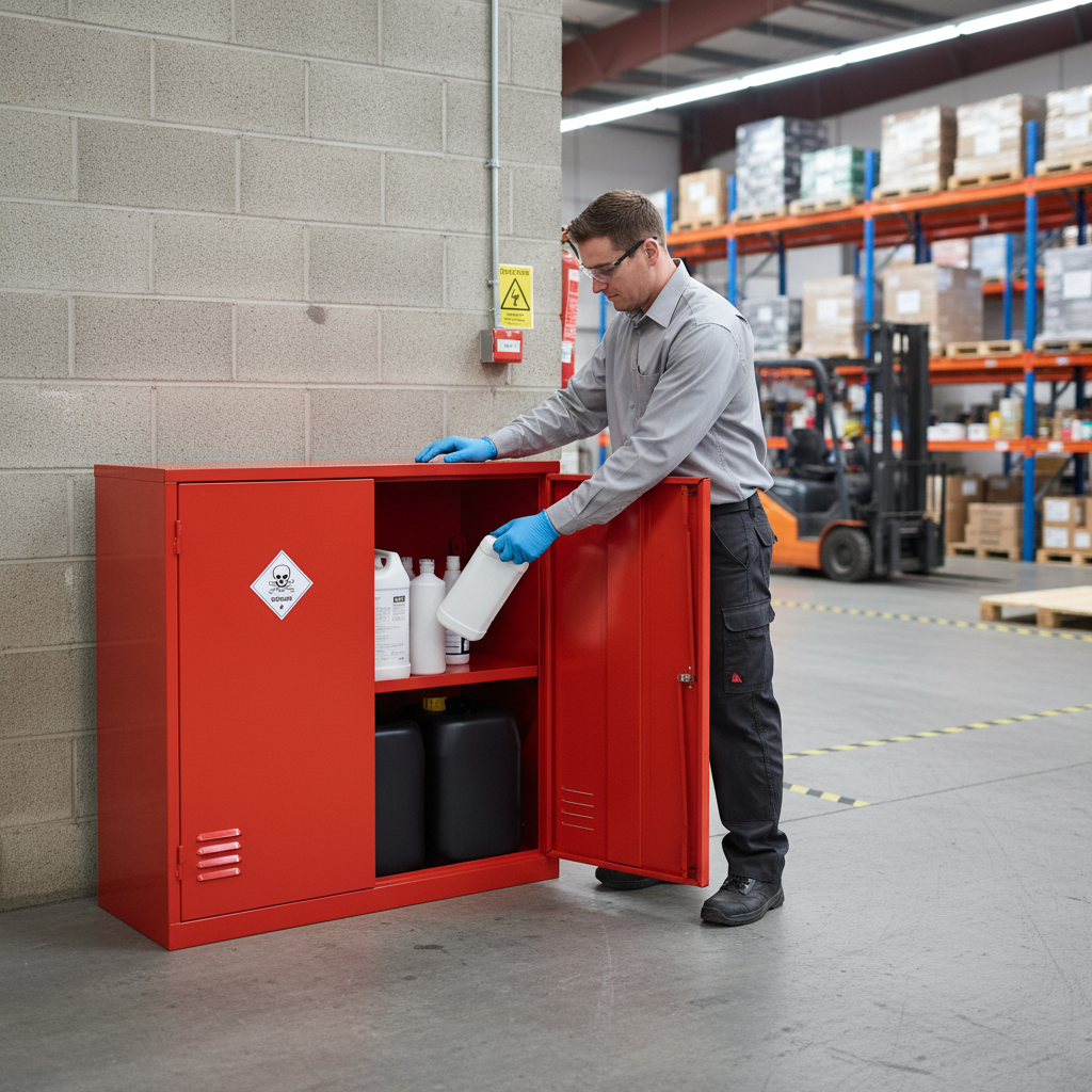 Pesticides & Agrochemical Cabinet 36kg 915mm x 457mm x 915mm for Chemical Storage