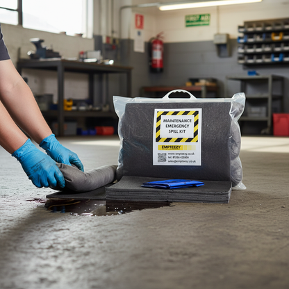 Maintenance Spill Kit 15 Litre 70cm x 59cm x 5cm for Vehicle Use