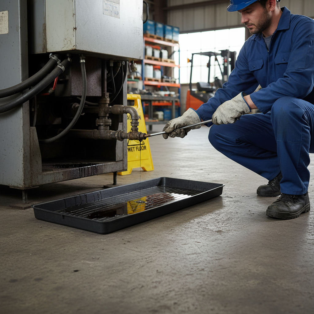 Drip Tray 15 Litre 1000mm x 400mm x 50mm for Temporary Storage