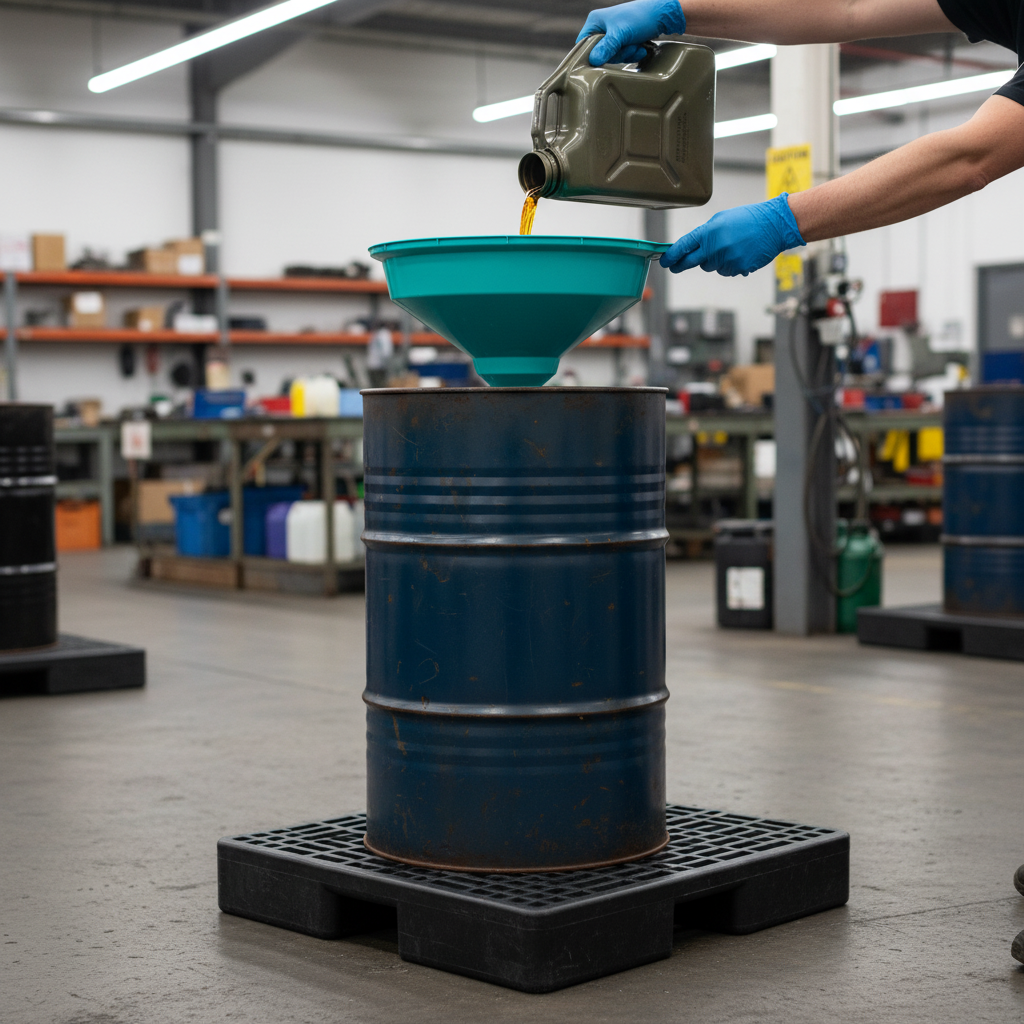 Teal Funnel 205 Litre 610mmØ x 230mm for Drum Liquid Transfer