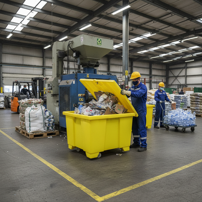 Wheeled Storage Container 600 Litre 1150 x 1130 x 920mm for Storing Equipment