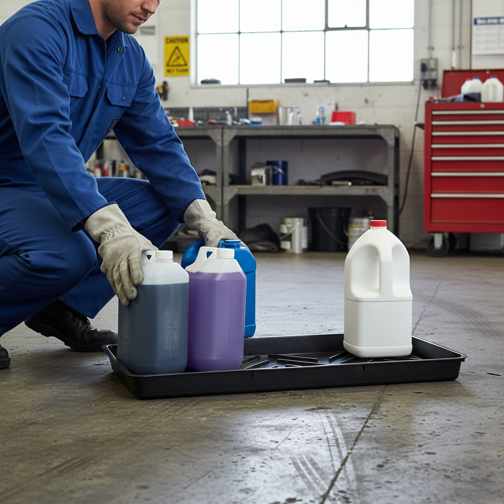 Drip Tray 11.5 Litre 790mm x 400mm for Safe Storage of Containers