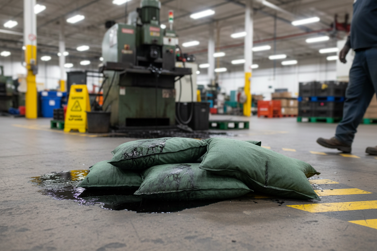 Maintenance Absorbent Pillows 60 Litre 40cm x 50cm for Dealing with Spills