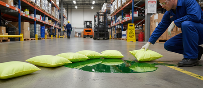 Chemical Absorbent Pillows 3.7 Litre 38cm x 23cm for Hazardous Spill Response