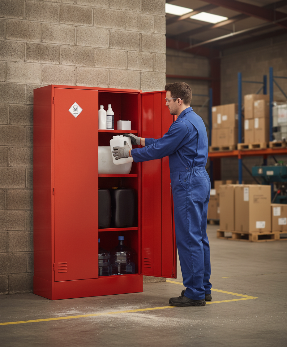 Pesticides & Agrochemical Cabinet 53kg 915mm x 457mm x 1219mm for Chemical Storage