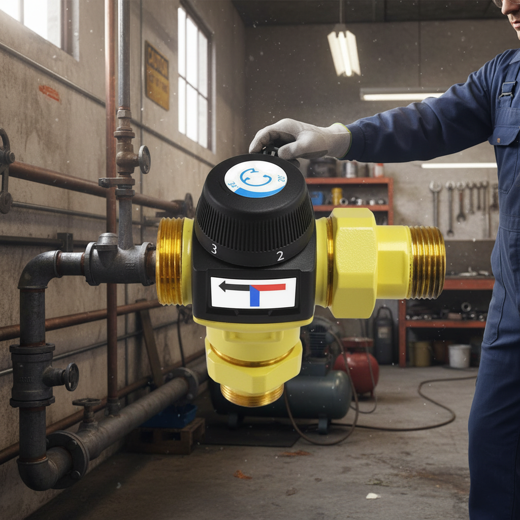 Thermostatic Safety Valve for Tepid Water Mixing