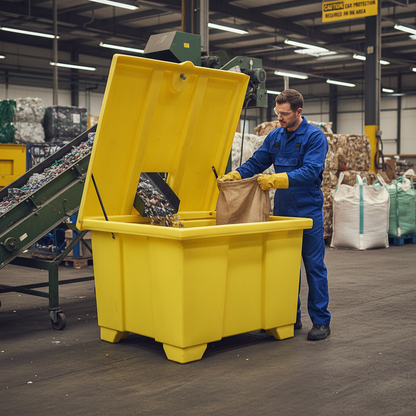 Storage Container 600 Litre 1150 x 1130 x 850mm for Grit and Spill Control
