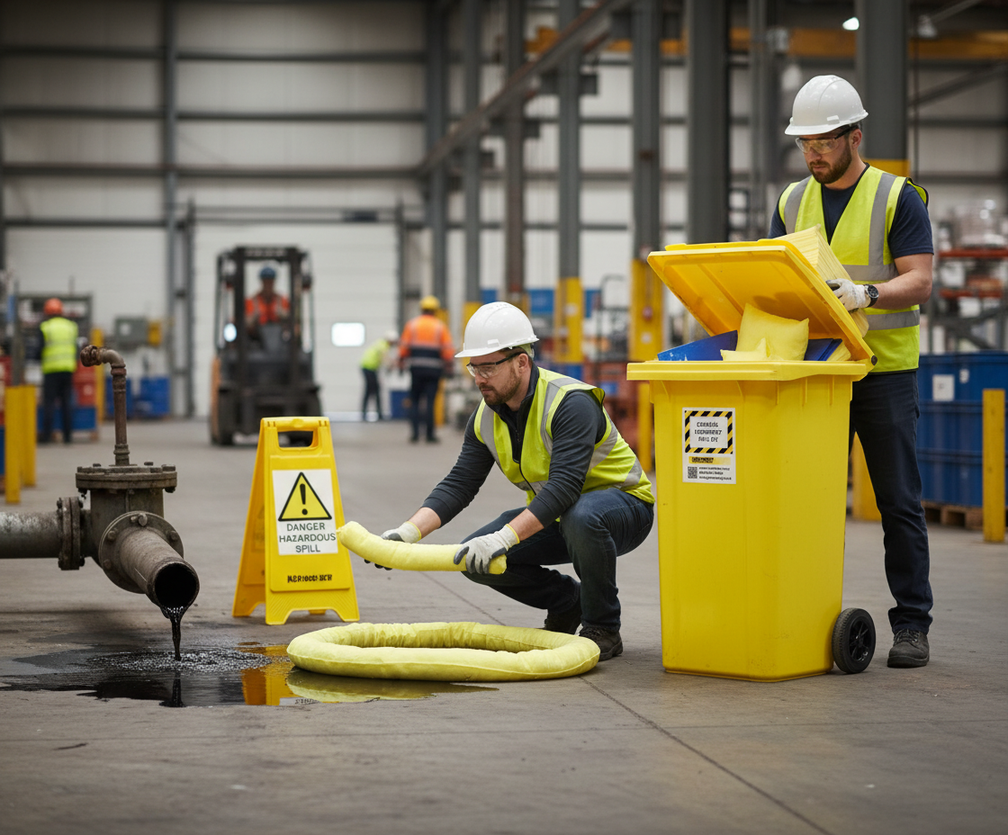 Chemical Spill Kit 360 Litre 106cm x 60cm x 74cm for Chemical Clean-Up