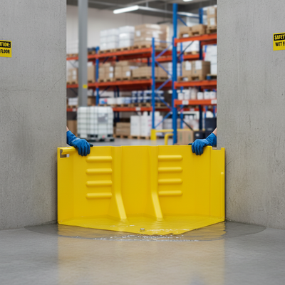 FloodFence Corner Unit 4kg 690mm x 611mm x 450mm for Water Flow Control