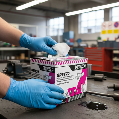 Technical Process Wipes 2.2kg 30cm x 42cm Grey for General Wiping and Cleaning