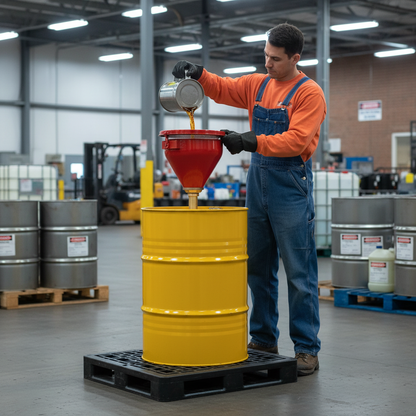 Safety Drum Funnel 4.5kg 273mmØ x H245mm for Flammable Liquid Transfer