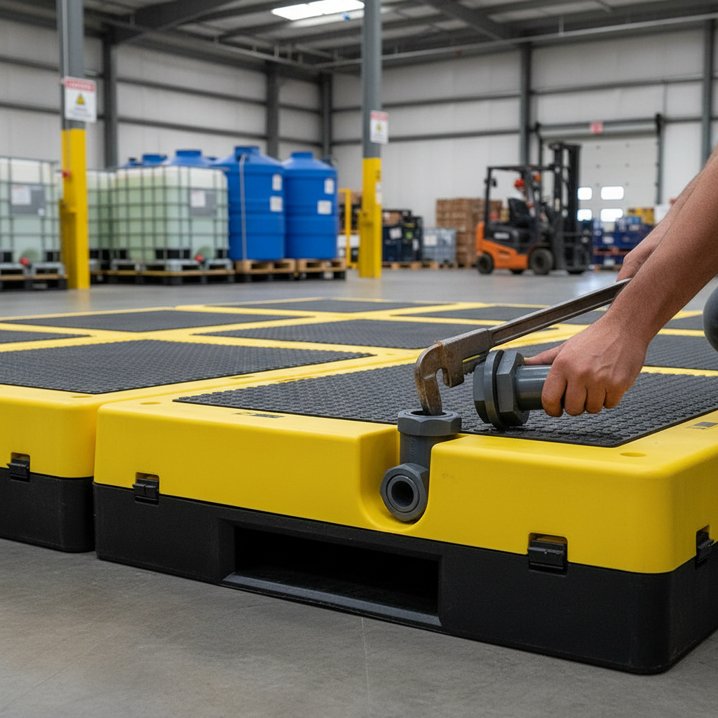 Spill Flooring Connector 0.06kg 790mm x 400mmØ for Joining Spill Sumps