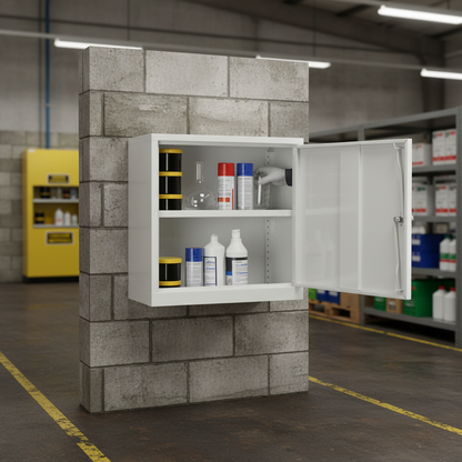 Acid & Alkali Cabinet 19kg 609mm x 305mm x 609mm for Chemical Storage