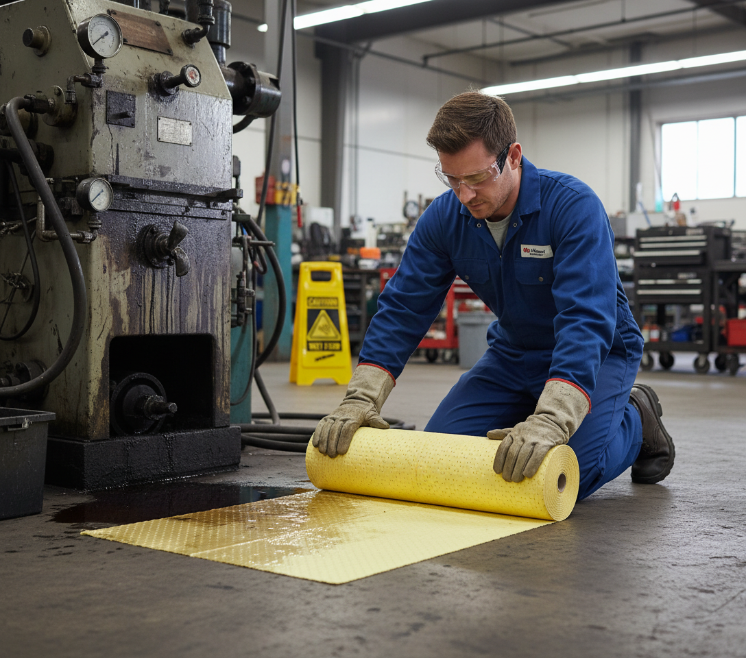Chemical Absorbent Roll 80 Litre 50cm x 40m for Chemical Spill Response