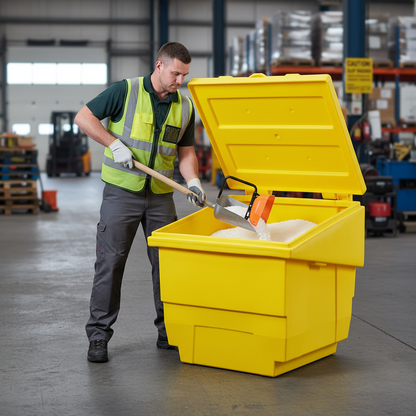 Storage Container 250 Litre 875mm x 875mm x 880mm for Grit and Spill Control