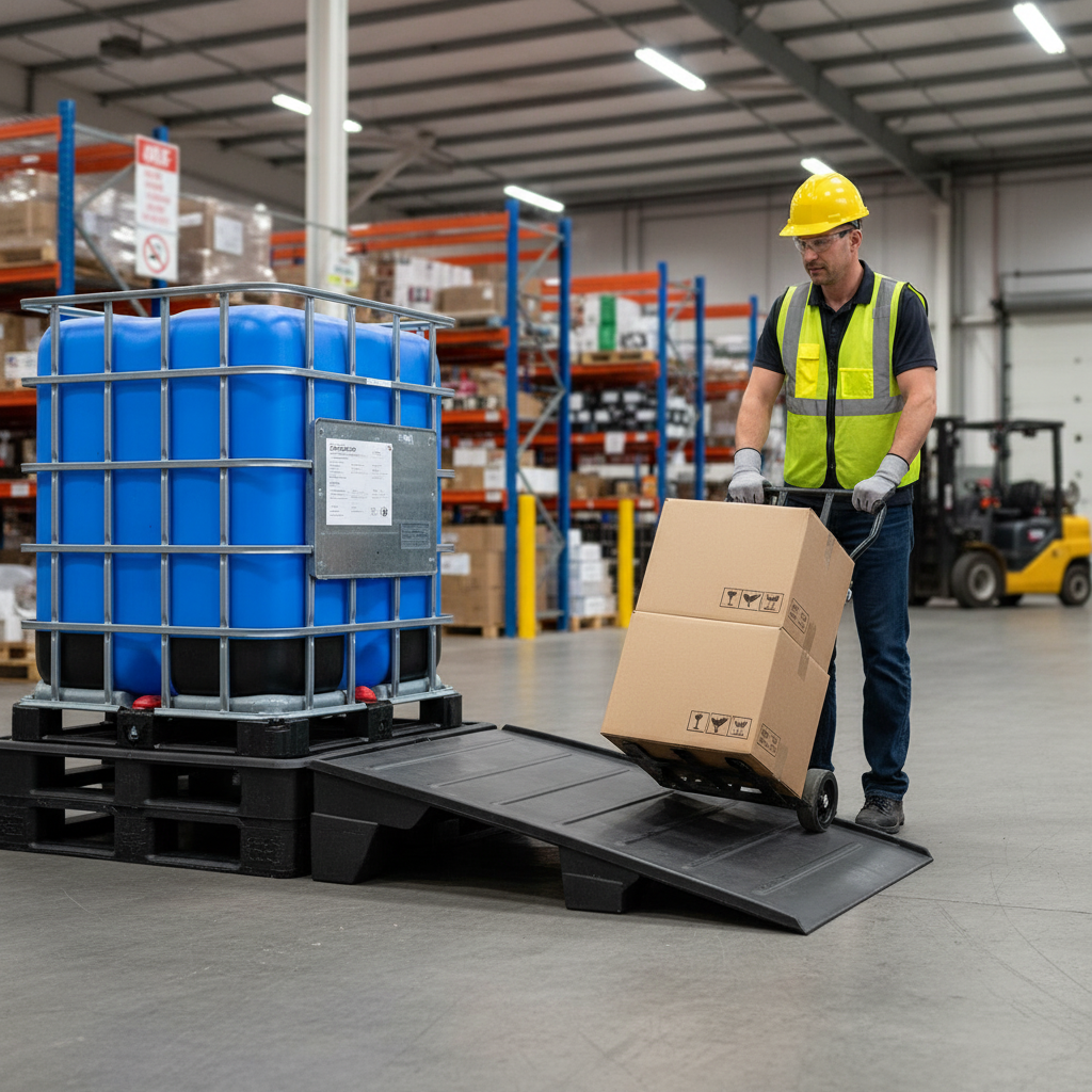 Ramp 1000kg 1740 x 1000 x 370mm for Spill Pallet Access