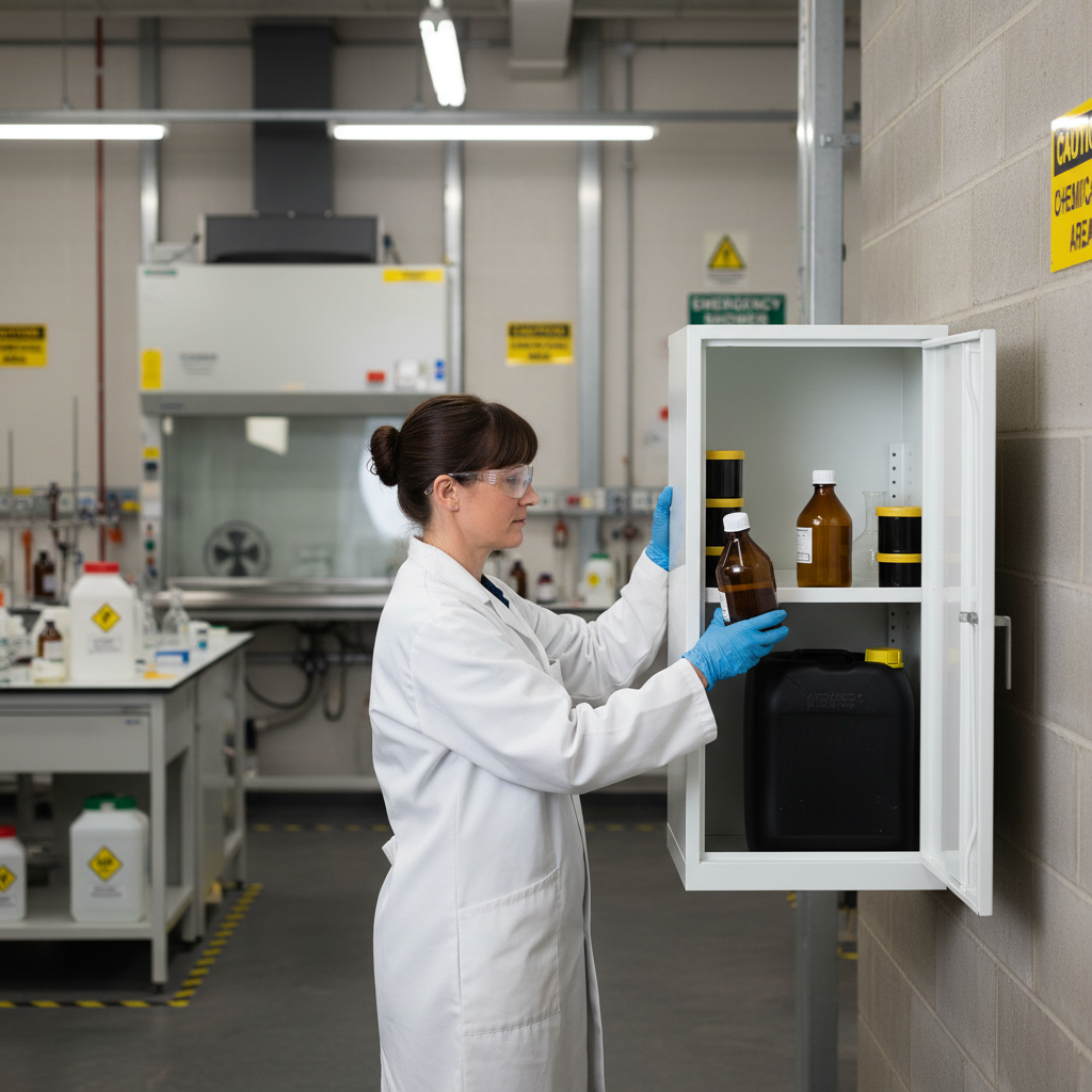 Acid & Alkali Cabinet 25kg 457mm x 457mm x 915mm for Chemical Storage