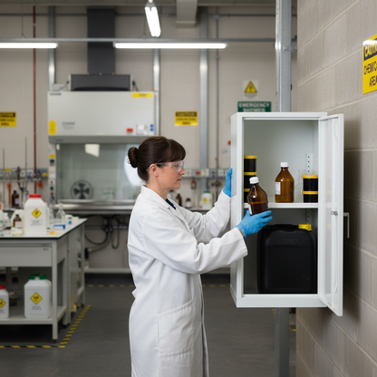 Acid & Alkali Cabinet 25kg 457mm x 457mm x 915mm for Chemical Storage