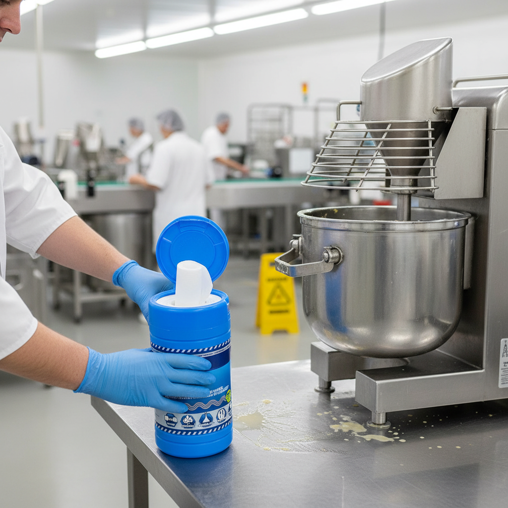 Anti-Bacterial Wipes 9.2kg 20cm for Sanitising Surfaces