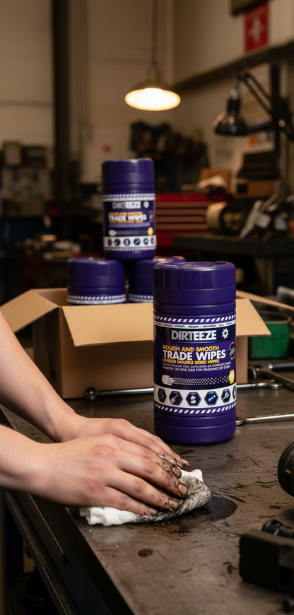 Trade Wipes 9.3kg 22cm x 20cm Blue and White for Cleaning Tools and Surfaces