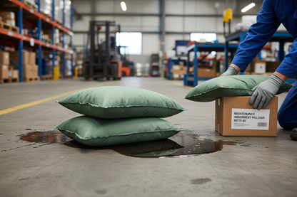 Maintenance Absorbent Pillows 60 Litre 40cm x 50cm for Dealing with Spills