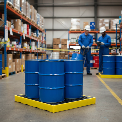 Drum Spill Floor 300 Litre 1660 x 1260 x 150mm for Bunded Drum Storage
