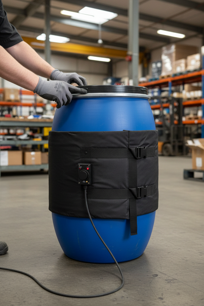 Insulated Side Drum Heater 200 Litre 800mm x 1950mm for Frost Protection