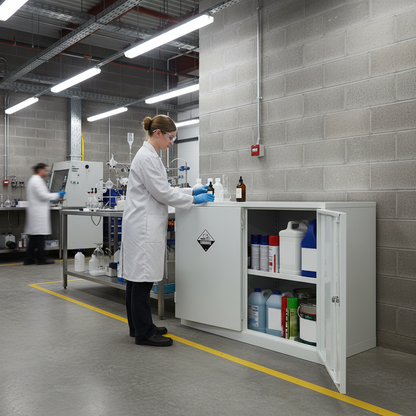 Acid & Alkali Cabinet 33kg 915mm x 457mm x 711mm for Chemical Storage