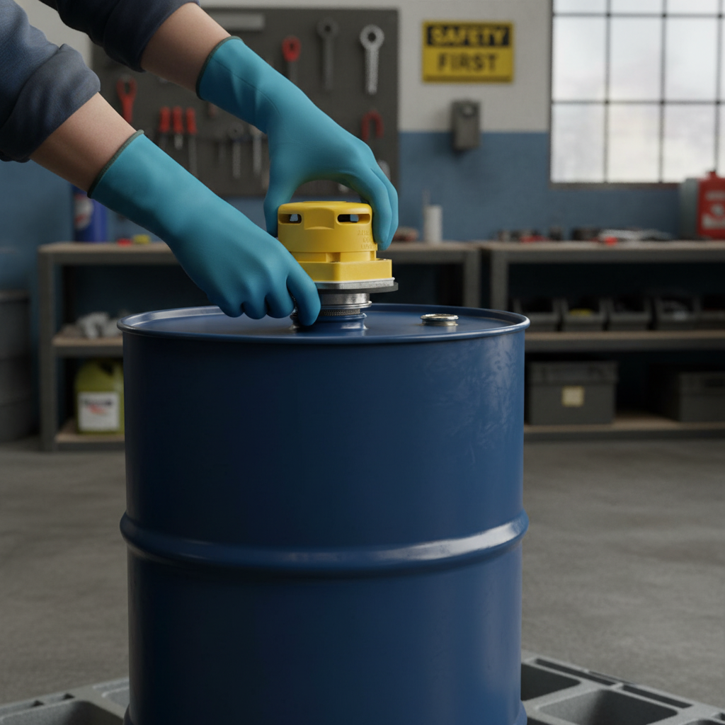 Safety Drum Vent 205 Litre 51mmØ for Petroleum-Based Solvents