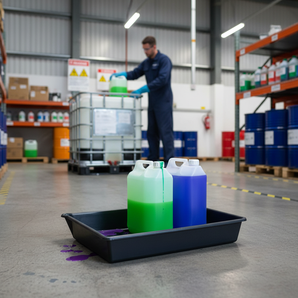 Drip Tray with Spout 16 Litre 530mm x 400mm x 100mm for Catching Leaks and Drips