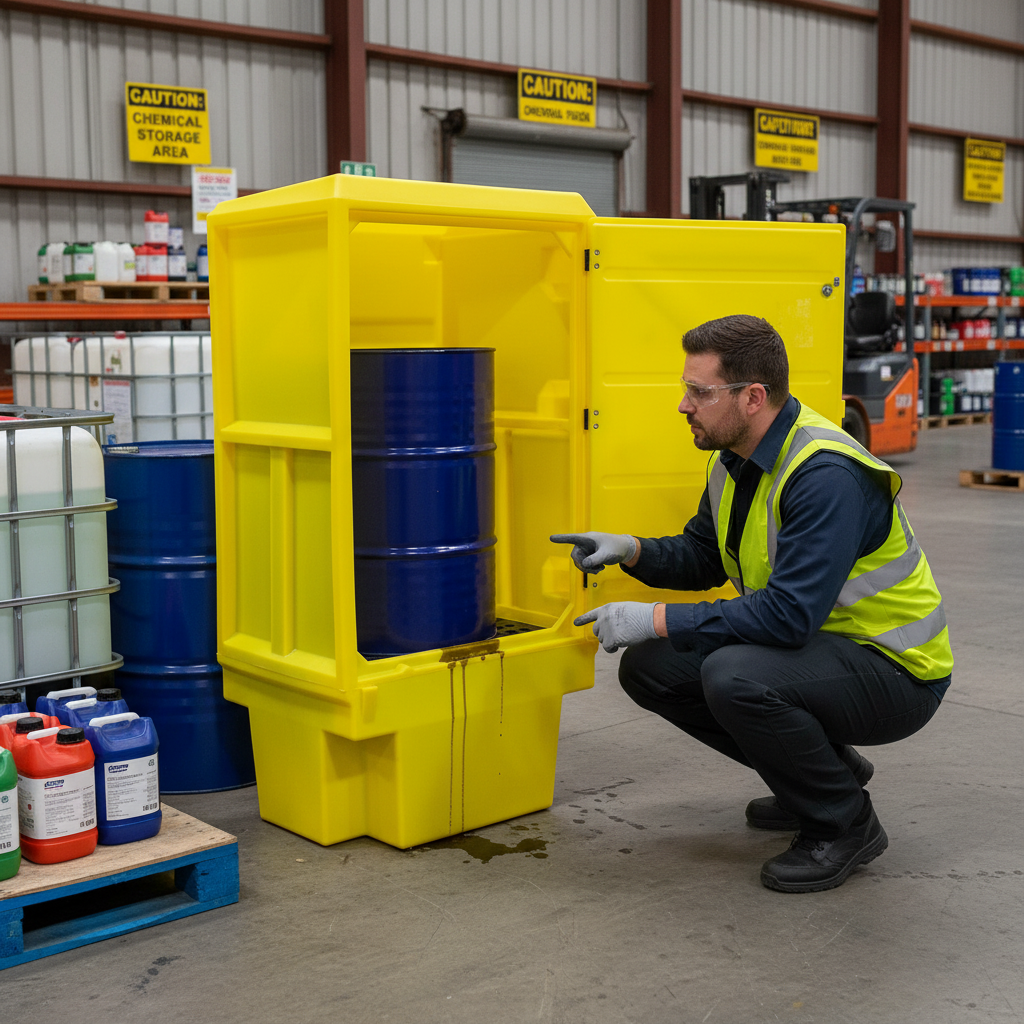Storage Cabinet 225 Litre 920mm x 720mm x 1835mm for Chemical Storage