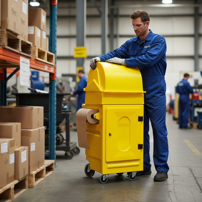 Lockable Cabinet 37kg 650 x 725 x 1550mm for Maintenance and Housekeeping