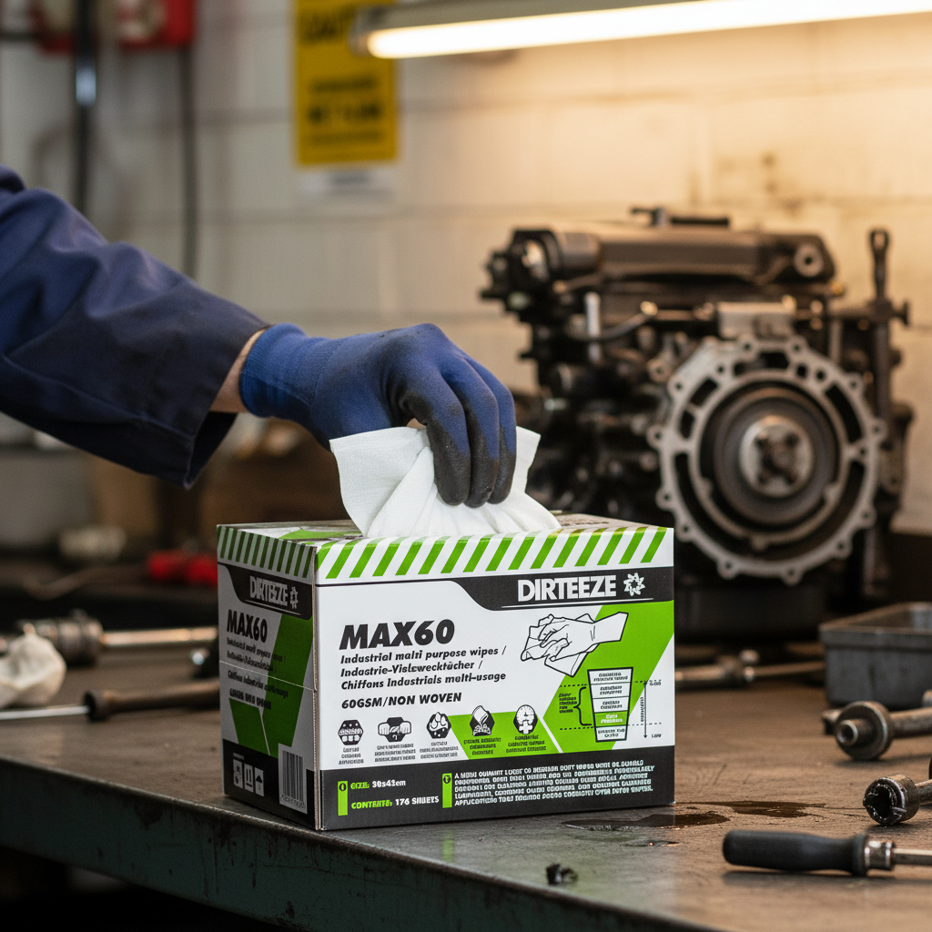 Industrial Light Strength Wipes 1.7kg 30cm x 42cm for Cleaning Applications