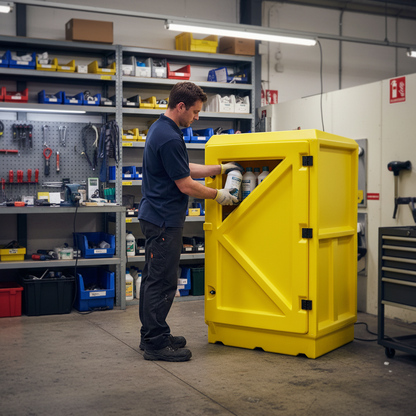 Storage Cabinet 100 Litre 920mm x 740mm x 1520mm for Chemical Storage