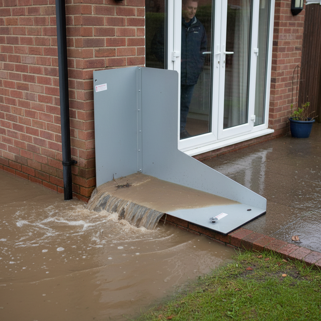 Flood Fence Wall 6kg 240mm x 580mm x 450mm for Outdoor Flood Protection
