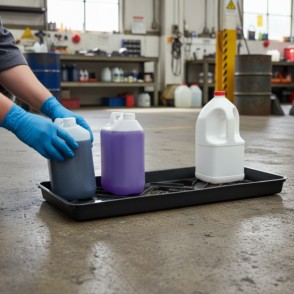 Drip Tray 11.5 Litre 790mm x 400mm for Safe Storage of Containers