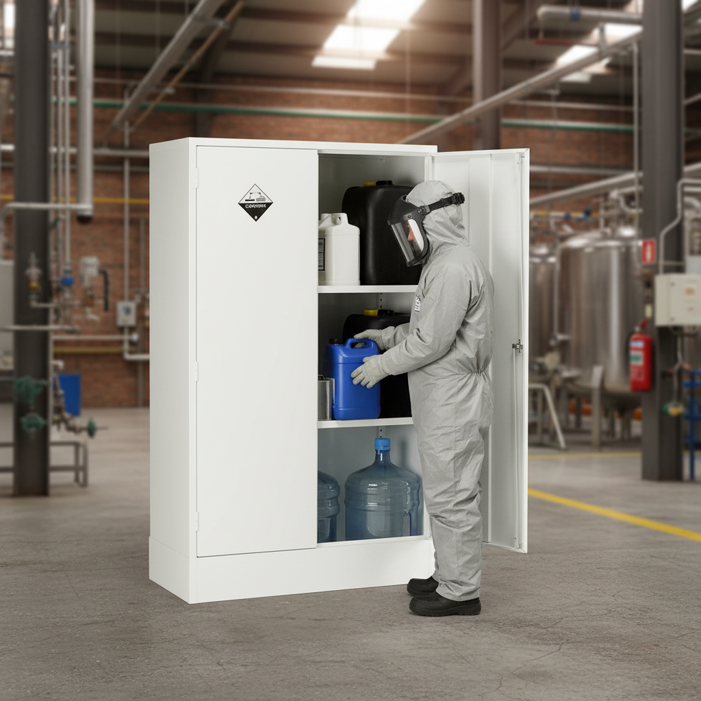 Acid & Alkali Cabinet 60kg 915mm x 457mm x 1524mm for Chemical Storage