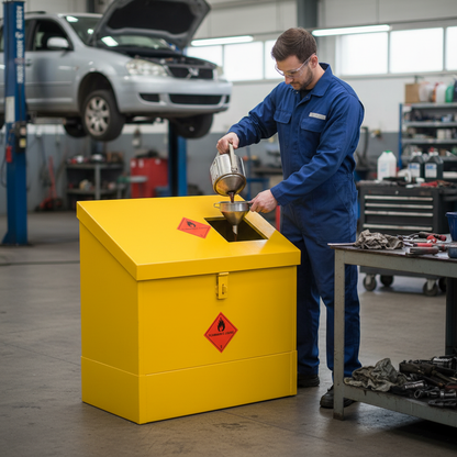 Flammable Liquids Bin 20kg 609mm x 457mm x 660mm for Industrial Storage