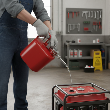 Safety Can 4 Litre L117 x W194 x H324mm for Flammable Liquid Storage