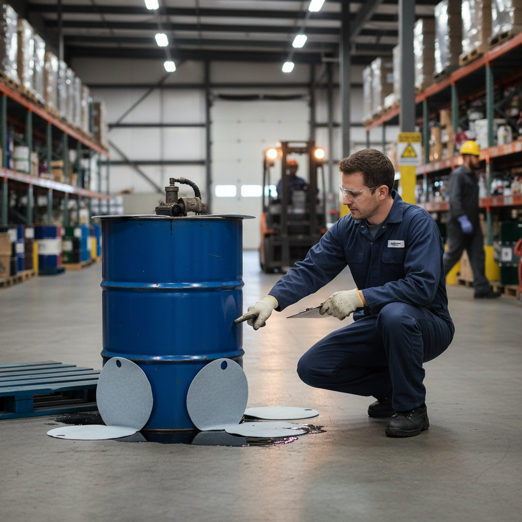 Oil Selective Drum Top Pads 25 Litre 56cm dia for Outdoor Spill Control