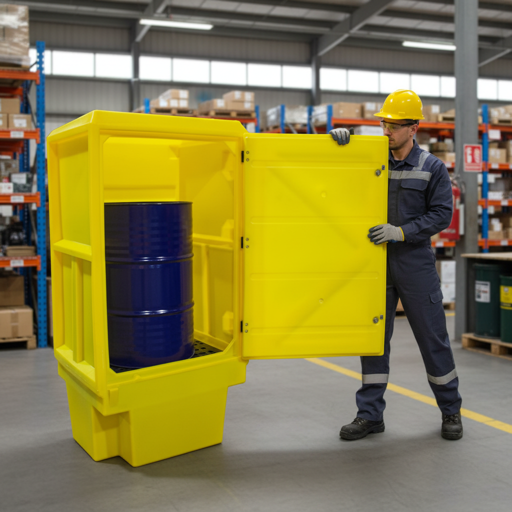 Storage Cabinet 225 Litre 920mm x 720mm x 1835mm for Chemical Storage
