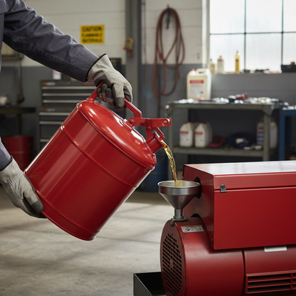 Safety Can 19 Litre 298mmØ x H429mm Red for Flammable Liquids