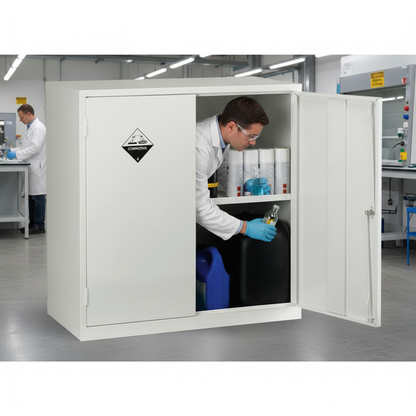 Acid & Alkali Cabinet 36kg 915mm x 457mm x 915mm for Chemical Storage