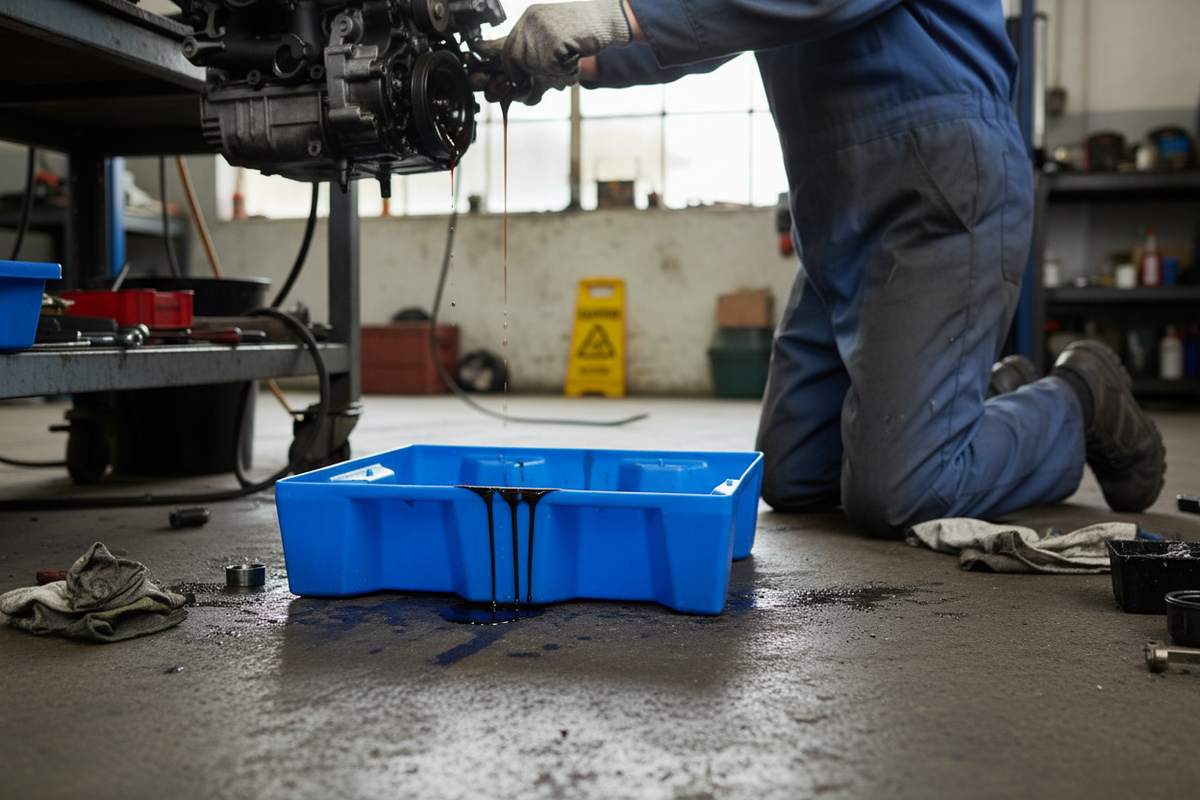 Drip Tray 66 Litre 804mm x 608mm x 220mm for Spill Containment