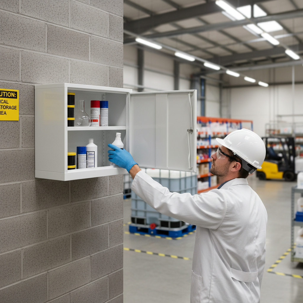 Acid & Alkali Cabinet 19kg 609mm x 305mm x 609mm for Chemical Storage